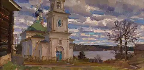 Село Устье на реке Сухона