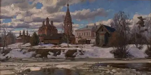 Весна. Рождественский монастырь в Солигаличе